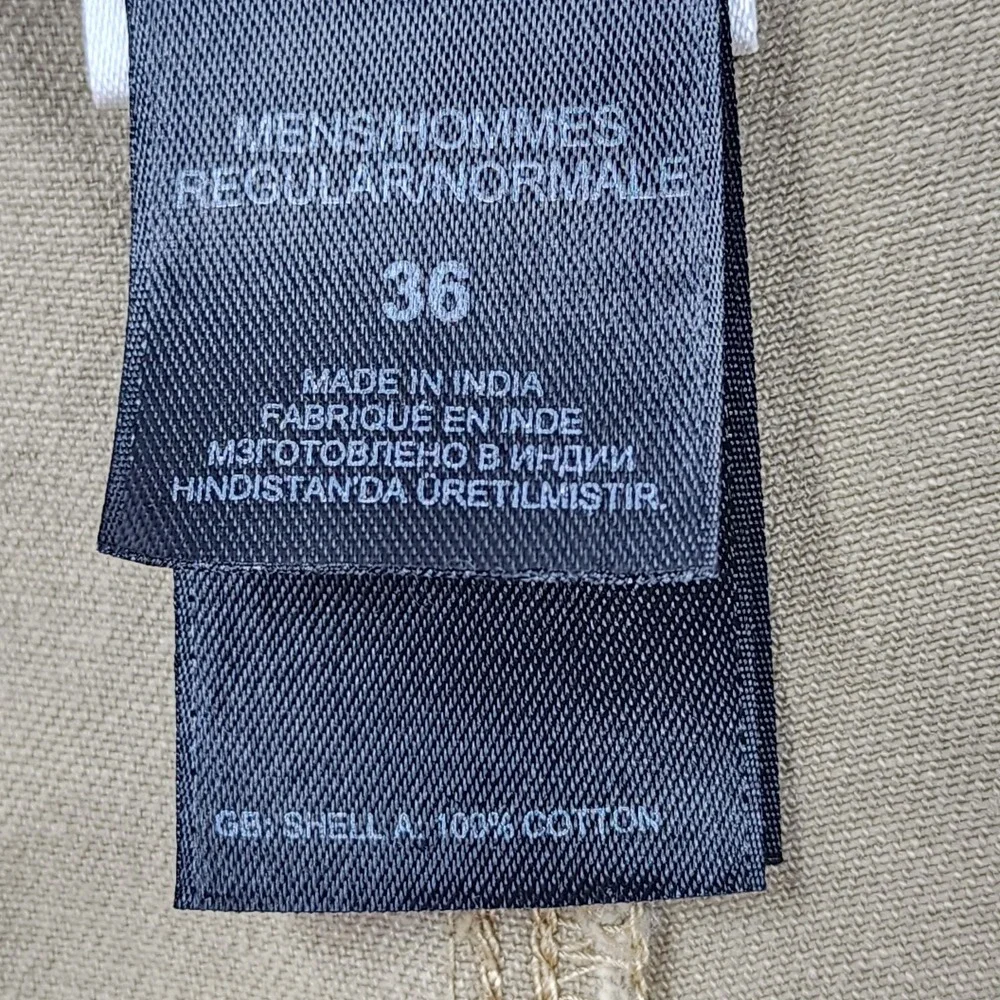 The North Face‎ Canvas Cargo Pants Mens 36x27 Beige 100% Cotton Hiking Outdoors